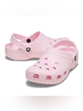 Disney Crocs women’s size 9 pink blush Minnie Mouse Disney world sandals